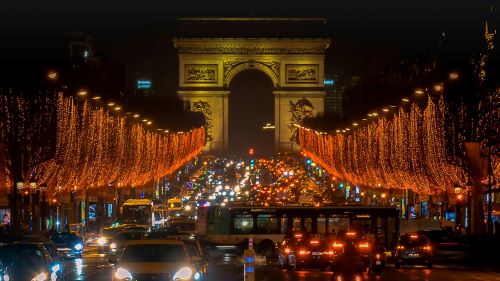 Photo of Parisian traffic by Kab Visuals via Pexels: https://www.pexels.com/photo/road-traffic-at-night-on-paris-road-6138301/